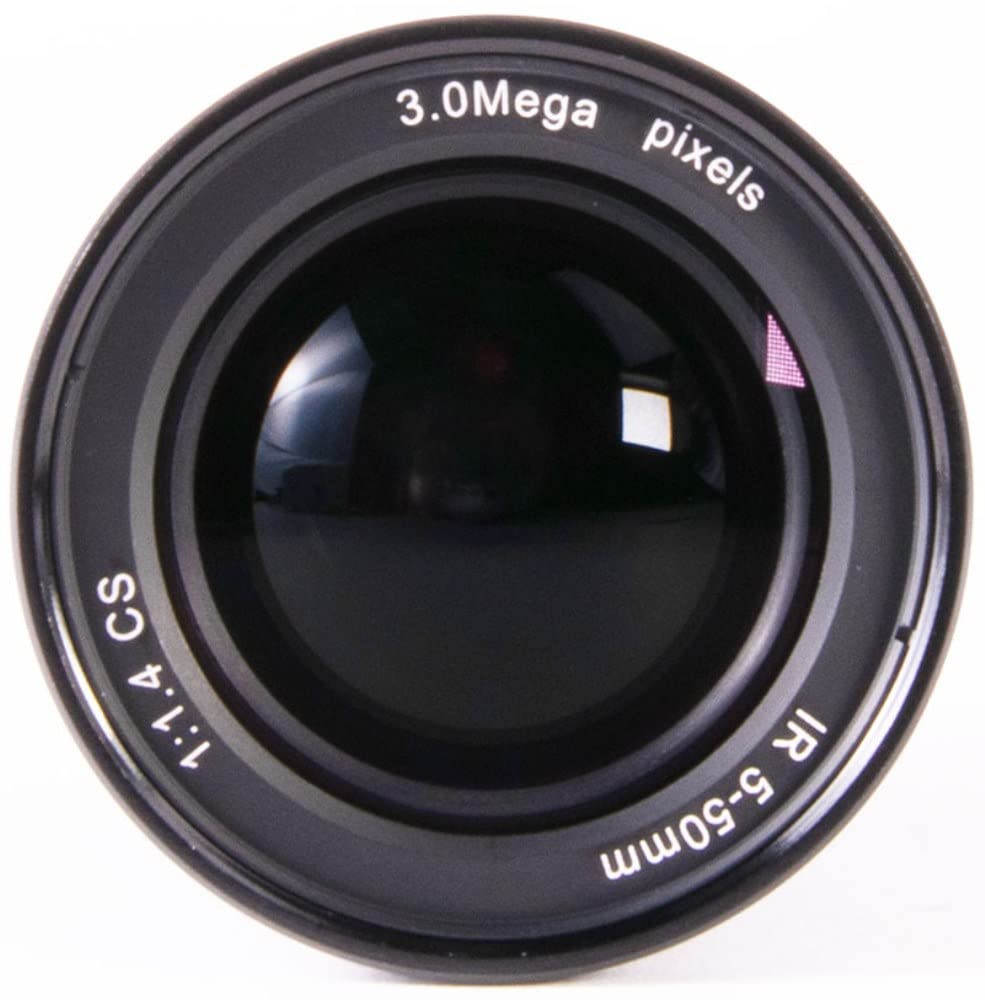 Aida Imaging Cs Mount 5 50Mm Varifocal 3 Megapixel Manual Iris Lens, Black (Cs 0550V)